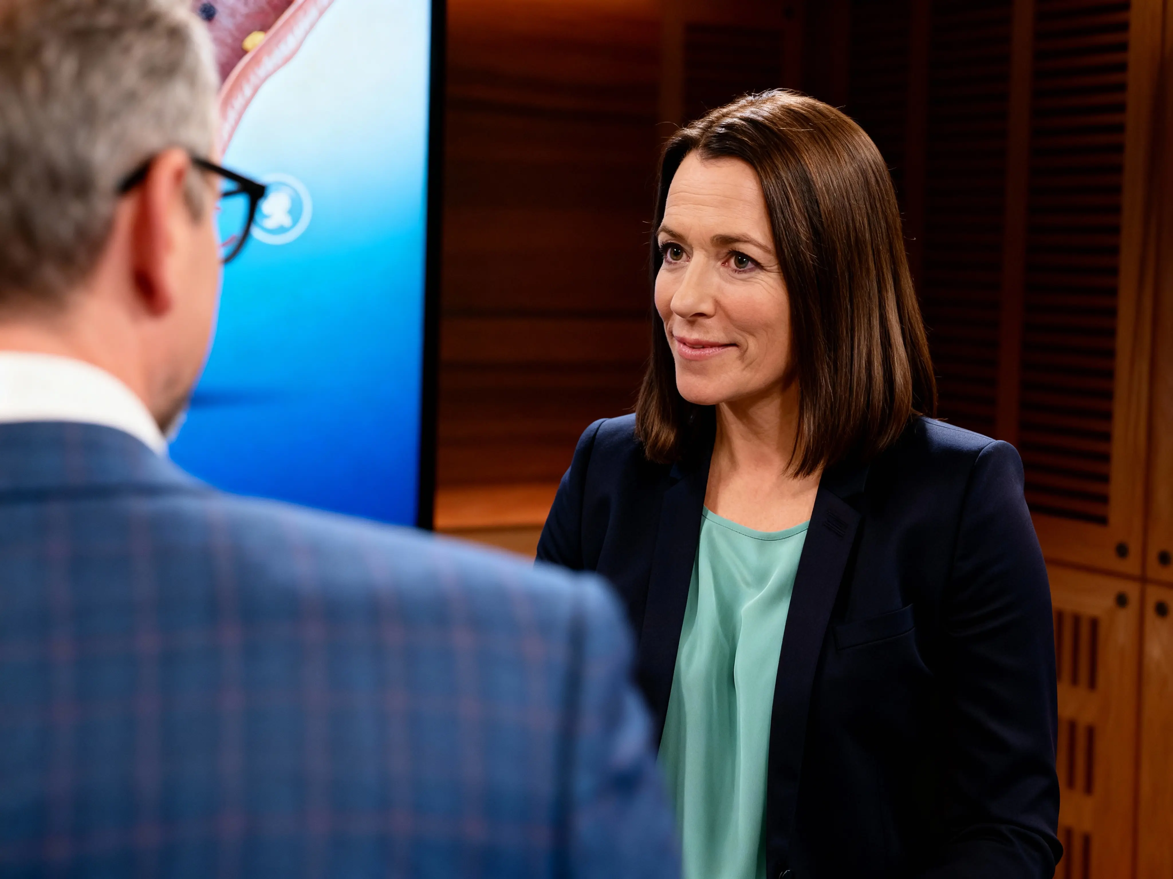 Hydroponische Pflanzwand in Küche